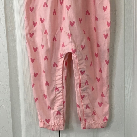 Carter's Pink Heart Jumpsuit Size 18 M - Picture 4 of 9